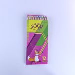 لوکي مداد رنگي 12 رنگ جعبه مقوايي - Image 3