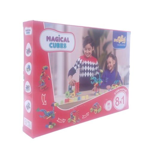 بازی زینگو مدل مکعب های جادويی 88 قطعه 1*8